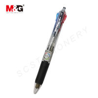 ส่งไว ปากกา ลูกลื่น 4สี M&amp;G NO.ABP-80371 1ด้าม สีสวย เม็ดแน่น เขียนง่าย ลื่น
