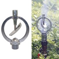 Garden Lawn Rotating Sprinkler 1/2 quot; Male Thread Scattering Nozzle 360 Degree Automatic Rotating Watering Irrigation