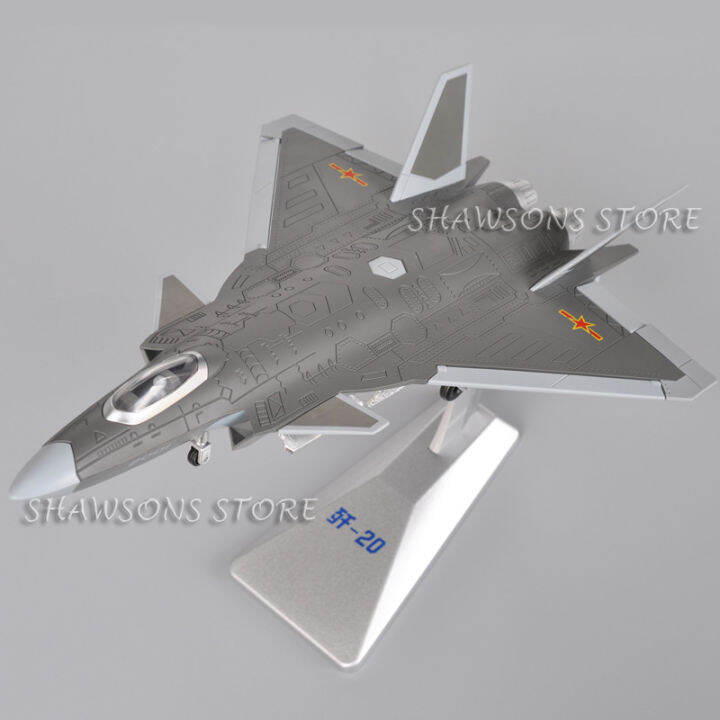 1:72 Scale Diecast Military Aircraft Model Toy China J-20 Jet Fighter