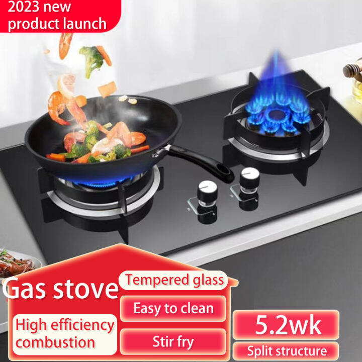 Tempered Glass Burner Gas Stove Heavy Duty Nonstick Gas Stove Easy to Clean Lazada PH