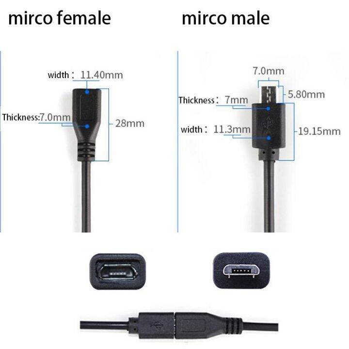 1-5pcs-micro-usb-2-0-a-female-male-jack-charging-connector-cable-4-pin-2-pin-4-wires-data-charge-cord-diy-for-inter