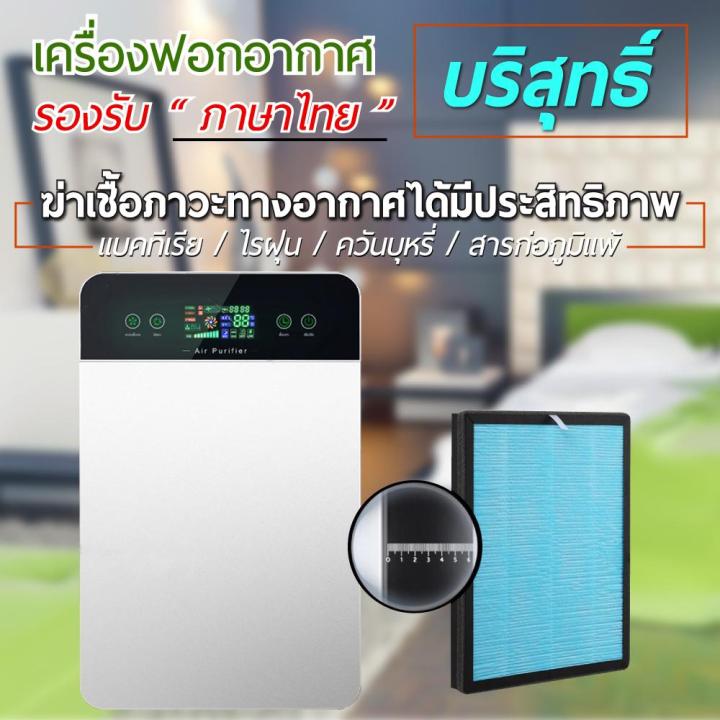 เครื่องฟอกอากาศ-สำหรับห้อง-32-ตร-ม-กรองได้ประสิทธิภาพมากที่สุด-กรองฝุ่น-ควัน-และสารก่อภูมิแพ้-ไรฝุ่น