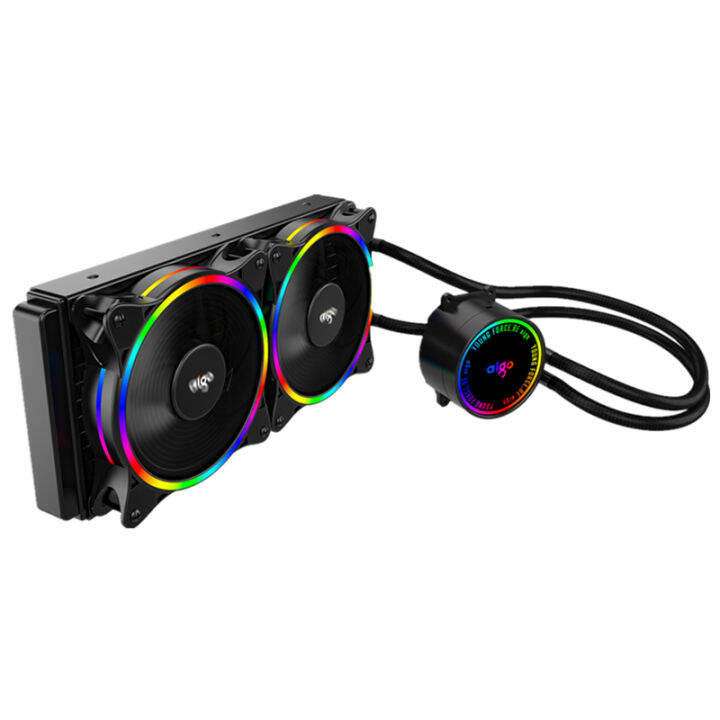 Aigo AC Water Cooling CPU Cooler 120 240 360 mm rgb fan Liquid Heatsink