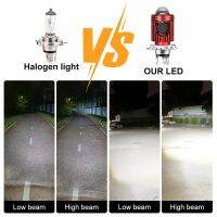 10000LM ไฟ LED 12V ไฟสปอตไลท์รถหลอดไฟหน้ารถมอเตอร์ไซค์ CSP เลนส์สีขาวสีเหลืองโคมไฟ Hi Lo อุปกรณ์เสริมสกู๊ตเตอร์ไฟตัดหมอก H4/H6