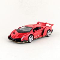 【☸】 BIDORA LIFESTYLE Gratis Ongkir รถ /Diecast โมเดลของเล่น/1:32/Veneno Super Car/ดึงกลับ/เสียงและรถ/คอลเลกชันการศึกษา/ของขวัญสำหรับเด็ก