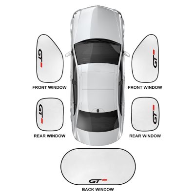 hot【DT】 5PCS Car Window Sunshade Cover Accessories GTline 3008 308 208 508 2008 Rifter 5008 207 206 408 4008