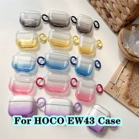 【Discount】 For HOCO. EW43 Case Purple &amp; pink for HOCO EW43 Casing Soft Earphone Case Cover