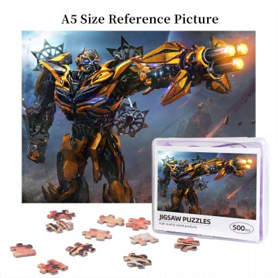 Bumblebee (Transformers) Wooden Jigsaw Puzzle 500 Pieces Educational Toy Painting Art Decor Decompression toys 500pcs