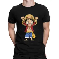 One Piece เสื้อ T Streetwear Hip Hop Harajuku สไตล์สบายๆพิมพ์เสื้อแฟชั่นชายด้านบนเสื้อยืด