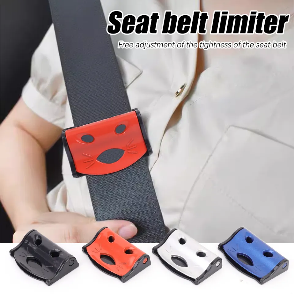 2 Pcs Car Seatbelt Fixed Buckles Clips Seat Belt Stopper Adjuster Car  Interior Safety Belt Fixing Retainer Auto Accessories