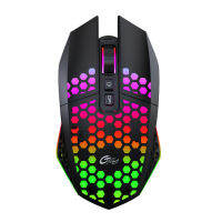 Honeycomb X801 8 Keys Mouse Wireless Supplies Office Caring Computer for PC Gamers 1600DPI RGB Rechargeable Mice