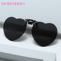 2023 Heart Clip On Glasses Polarized Sunglasses Big Frame Glasses Night Vision Driving Goggles Anti Glare Outdoor Sport Eyewear