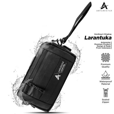 Antarestar ทางการ-กระเป๋าคลัตช์ Larantuka กระเป๋าถือกระเป๋าสะพายสายคล้องสตรีของผู้ชายแขนกระเป๋ากันน้ำอินเทรนด์เกาหลี