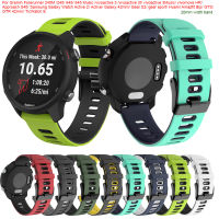 20มม.สายรัดข้อมือสำหรับ Garmin Forerunner 245M/245/645/645เพลง/Approach S40/Vivomove HR/Vivoactive 3/3T/3เพลงนาฬิกาสายซิลิโคน Band