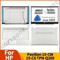 แล็ปท็อปใหม่ดั้งเดิมสำหรับ HP Pavillion 15-CW 15-CS TPN-Q208ปกหลัง LCD/ฝาปิดโน้ตบุค/บานพับ/ที่เท้าแขน/L28379-001เคสด้านล่าง