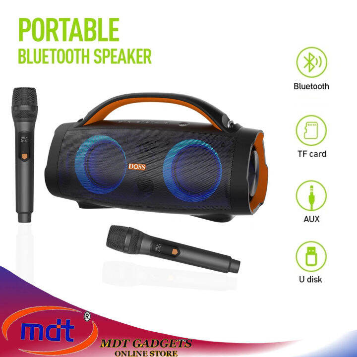 DOSS Extreme Boom Outdoor Speaker with 150W Massive Sound, Extra Bass