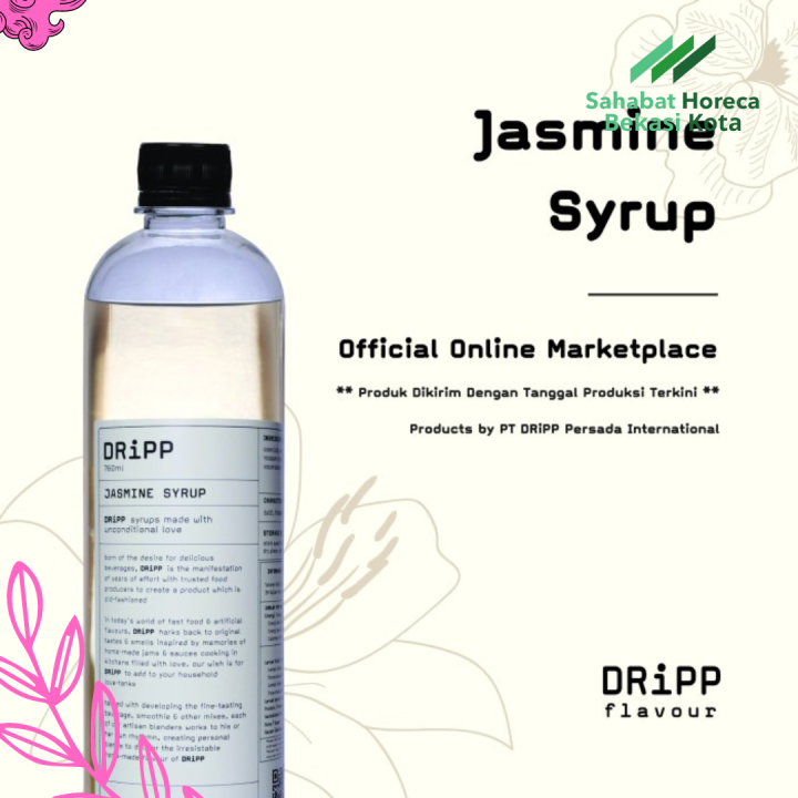 DRiPP Jasmine Syrup Sirup Rasa Jasmine 06 Lazada Indonesia