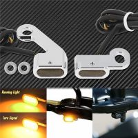 2X Motorcycle Amber LED Turn Signal Indicator Running Light For Harley Tou Electra Glide Road Glide 09-17 Softail Slim FLS