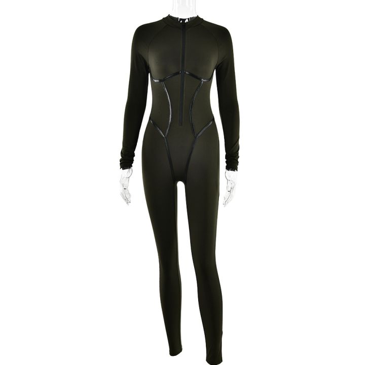 new-pimp-split-design-sense-motion-wind-tight-leggings-spice-long-sleeved-jumpsuits