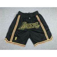 281 JUST DON Pocket Jerseys Shorts MEN Basketball Jerseys L.A. Lakers Jerseys Pants