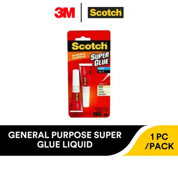 Scotch General Purpose Super Glue Gel, 0.07 oz. each, 2 Pack 
