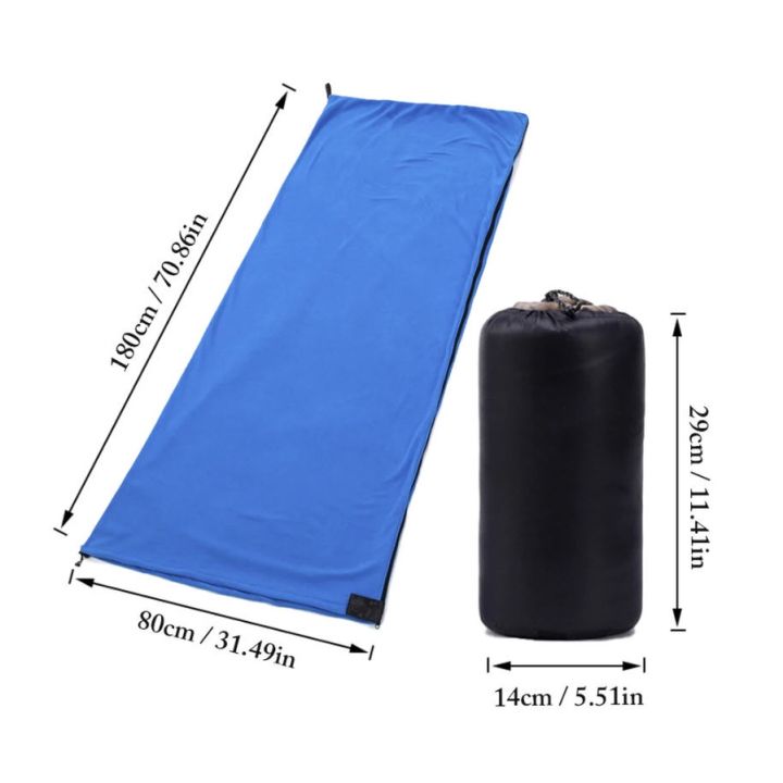 ผ้าห่มผ้าฟรีส-โพลีเอสเตอร์-100-fleece-blanket-sleeping-bag