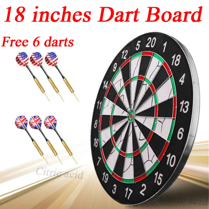 Professional Dart Board Set Original With Double Sided Flocking Dart Board  Darts Tungsten Safety Game Board Toy Fitness Toys For Bar Office Home Club  | Lazada PH