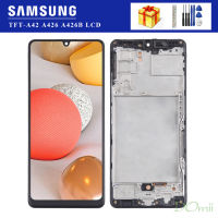 TFT LCD สำหรับ Samsung Galaxy A42 5G สัมผัสหน้าจอ LCD หน้าจอดิจิตอลสำหรับ Samsung A42 A426 A426B LCD