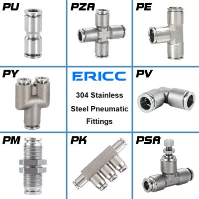 304 Stainless Steel Pneumatic Air Hose Fittings High Quality Metal Quick Release Coupling High Pressure Fitting Pipe Connector