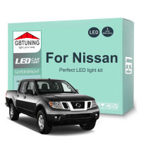 LED ภายในหลอดไฟสำหรับ Nissan Pickup Navara D22 D40 D23 Frontier Titan 1997-2019 2020 2021รถ Canbus ไม่มีข้อผิดพลาด