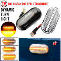 2Pcs LED Side Marker ไฟเลี้ยวสำหรับ Renault MEGANE I (BA01 ) Dynamic Repeater ลำดับไฟแสดงสถานะ Blinker