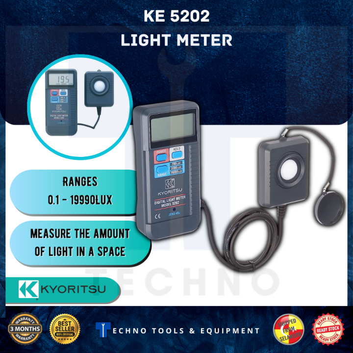 Kyoritsu 5202 Digital Light Meter / Lux Meter Lazada