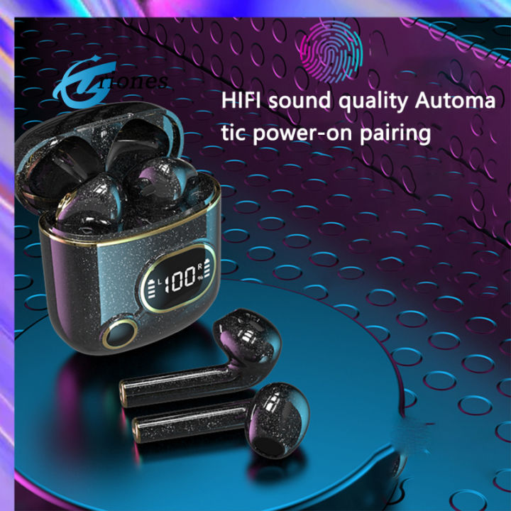 x25มินิสเตอริโอ-hi-fi-ชุดหูฟังที่รองรับบลูทูธไร้สายรุ่น-tws-หูฟังเพลงระบบควบคุมด้วยการสัมผัสอัจฉริยะหูฟังเล่นเกมดิจิตอล