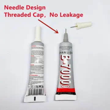 Zhanlida B-7000 Adhesive Glue with Precision Applicator Tip [110ml Clear]