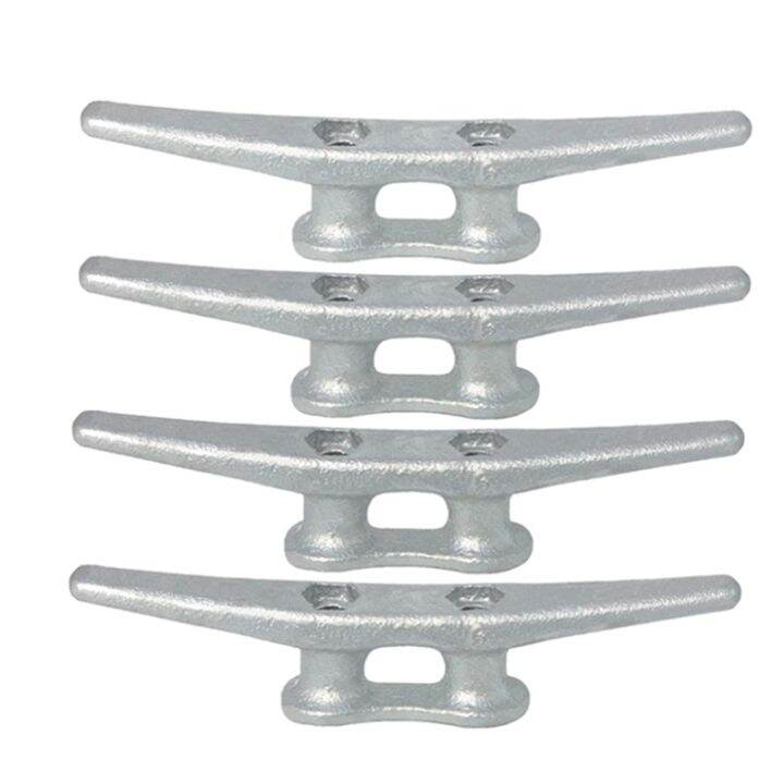 6Inch Dock Cleat Hot Dipped Galvanized Cast Iron Boat Cleats,Rope