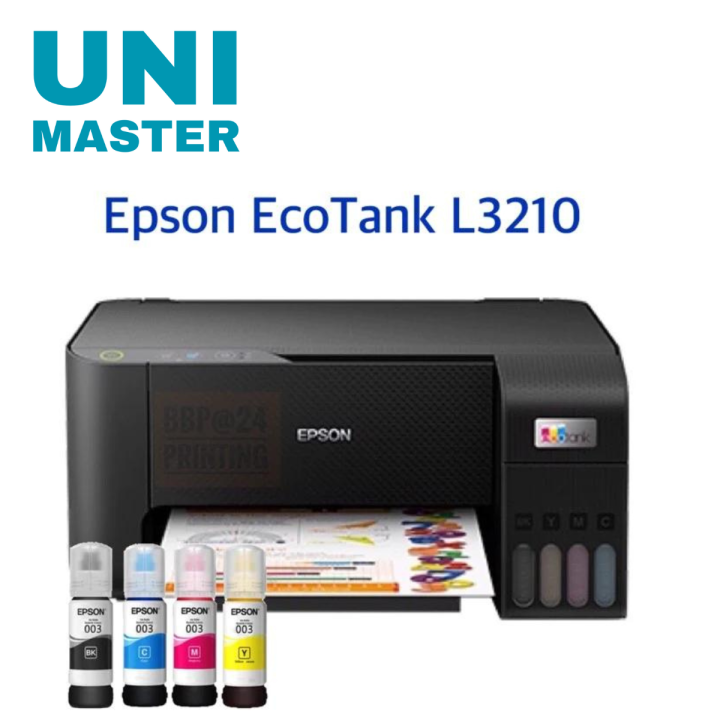 Epson EcoTank L3210 A4 AllinOne Ink Tank Printer Printer Ink