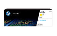 HP 416A Y ตลับหมึกโทนเนอร์ สีเหลือง ของแท้ศูนย์ +ของใหม่  Yellow Original LaserJet Toner Cartridge (W2042A)