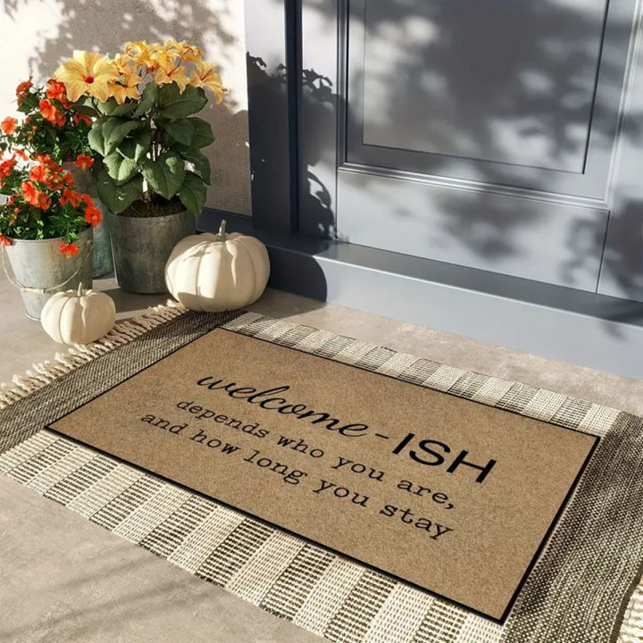 MY Stock】 Floor mat doormat Anti-slip door mat water absorbent doormat  blacony mat bath mat