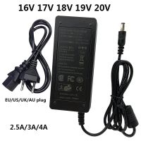 อะแดปเตอร์แปลงไฟฟ้า16 V 17V 18V 19V 20V ตัวแปลงไฟฟ้าเป็นกระแสตรงเป็นกระแสสลับ2500Ma 2.5A 16โวลต์3A หม้อแปลงตัวแปลงแบบสับกระแส4A