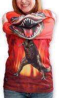 MouthMan® Unisex-Adult T-Rex Hoodie Shirt