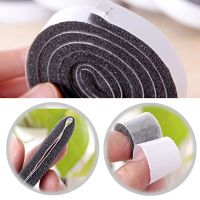 4pcs/set Self-Adhesive Sponge Foam Tape Door Window Sealing Strip Wind-proof Sound Insulation Tape Weather Stripping Strip Tape Decorative Door Stops