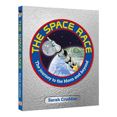 The space race hardcover moon landing program DK childrens Encyclopedia space exploration history English original English book