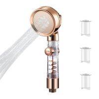 Shower Head,Turbocharged Shower Head,3 Jet Types&amp;On/Off Switch,Water-Saving Rain Shower,High-Pressure Hand Shower