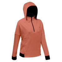 เสื้อกันหนาวผู้หญิง เสื้อกันลม เสื้อฮู้ดผ้าฟลีซผู้หญิง QUECHUA Womens Hiking Fleece MH500 Hoodie