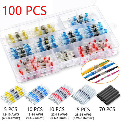 Rayua 800PCS SOLDER Seal Wire Connectors Kit Heat Shrink BUTT electrical Wire TERMINAL