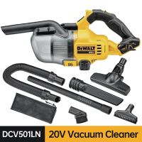 DEWALT เครื่องเก็บอุตสาหกรรมฝุ่นมือถือชาร์จ DCV501LN ได้เครื่องดูดฝุ่นไร้สาย20V สำหรับงานช่างไม้ทำความสะอาดสวนในบ้าน