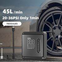 45L/min Super Tire Inflator 7800mAh Battery Wireless&amp;Wire Car Air Compressor Smart Digital Inflatable Pump for Truk car Bicycle Air Compressors  Infla