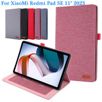 แผ่นผ้าคาวบอยเคสสำหรับ Xiaomi Redmi SE 11นิ้วปลอก2023 Redmi Pad SE 11 RedmiPad SE 11 เคสแท็บเล็ตพับฝาเป็นฐาน