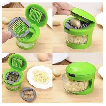 Manual Garlic Presser Device Hand Press Chopper Garlic Grinder