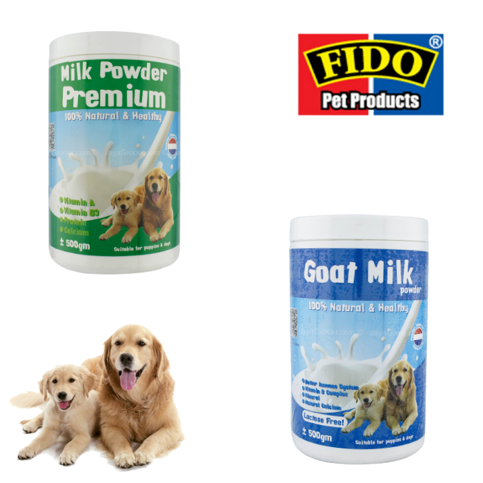 Fido Premium Milk Powder / Fido Goat Milk Powder For Dogs 500g Lazada